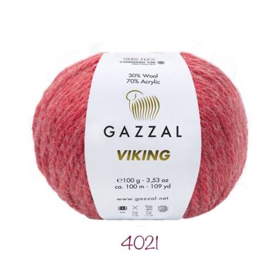 Viking, Fir de tricotat/crosetat Gazzal, Lana 30%, Acril 70%, 100g/100m